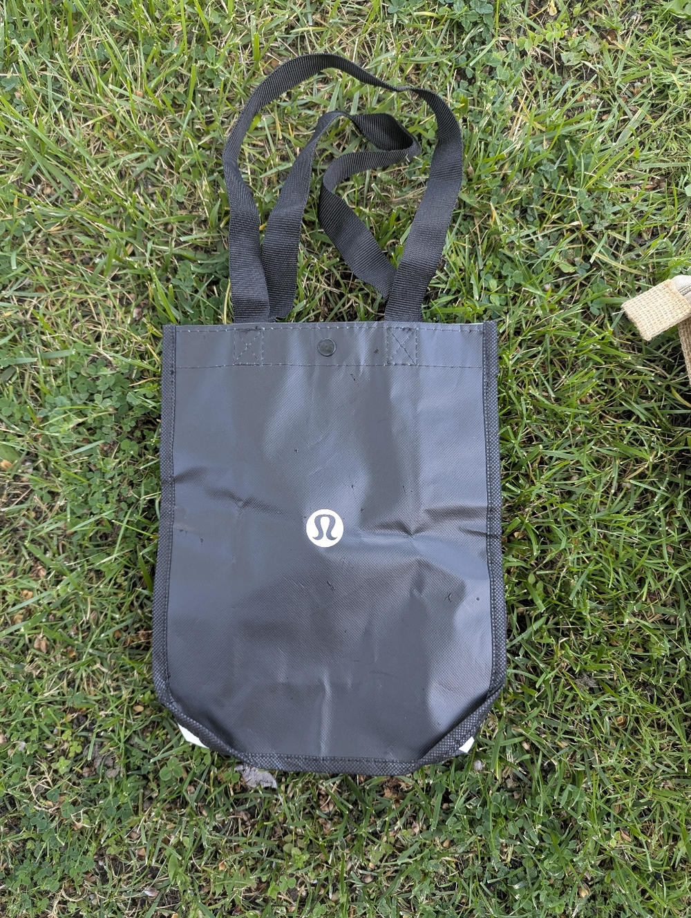 lululemon athletica Black Compact Tote with Logo